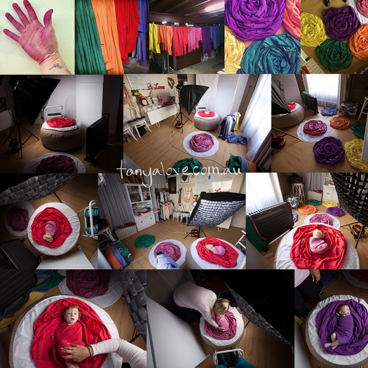 Behind The Scenes of Rainbow Baby - Brisbane Baby Photographer Tanya Love