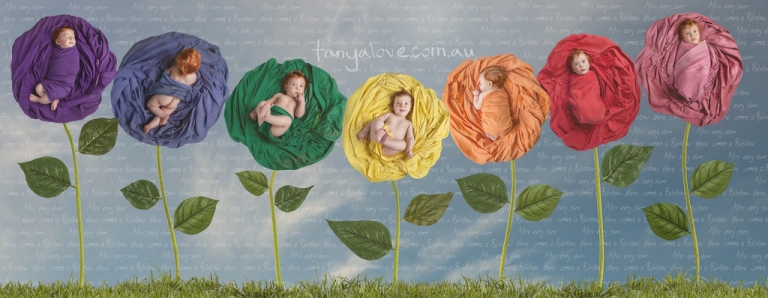 Rainbow Baby - Brisbane Baby Photographer Tanya Love